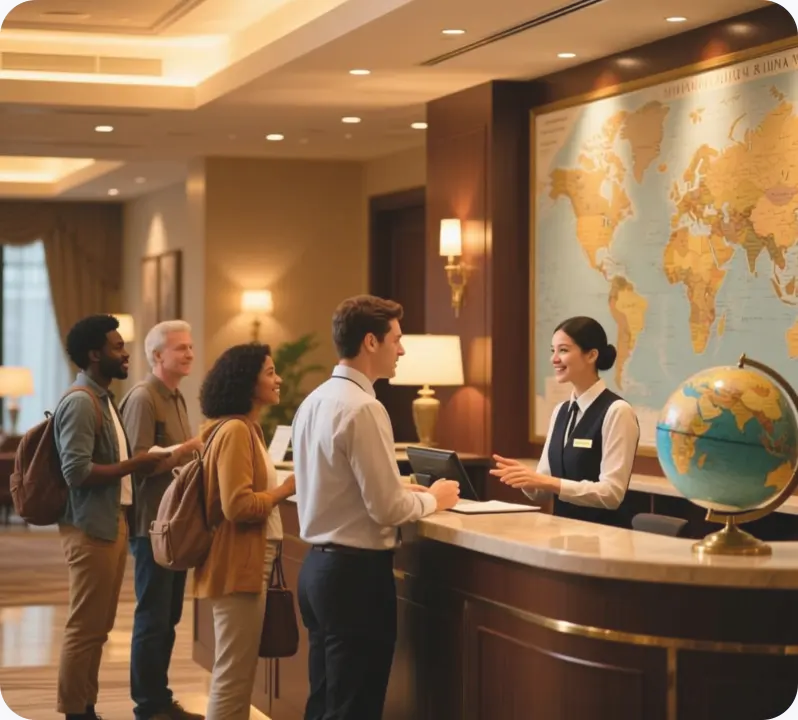 Host guests worldwide